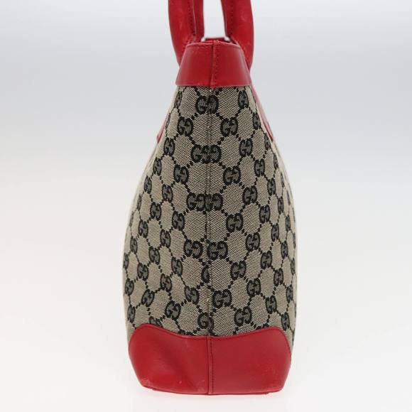 GUCCI GG Canvas Hand Bag Beige Red 002 1119 Auth 79632 - Picture 3 of 16